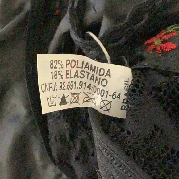 Sekssi Five Size Medium Floral Underwire Padded Cup Lingerie Dress & Thong. New - Picture 9 of 9